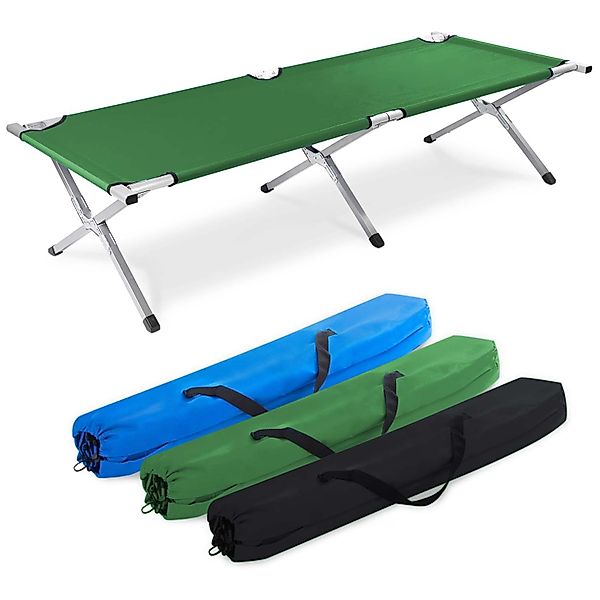 Goods+Gadgets Feldbett Faltbares Aluminium-Feldbett – Robust günstig online kaufen