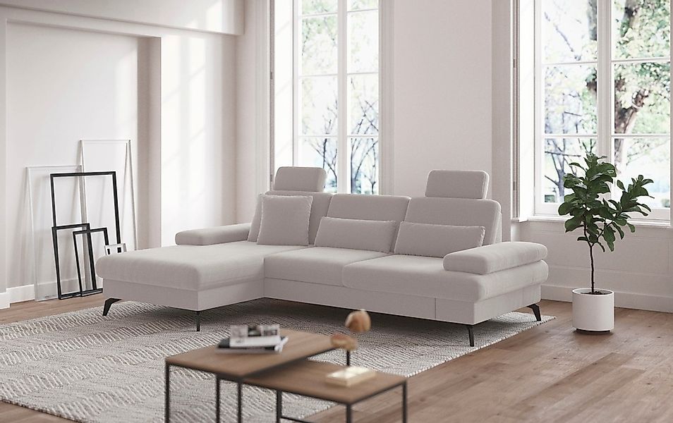 sit&more Ecksofa »Morris L-Form, inkl. Sitztiefenverstellung« wahlweise mit günstig online kaufen
