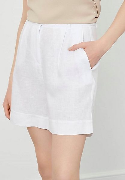 Just Like You  Shorts Gelbe, umgeschlagene Shorts mit Gürtel günstig online kaufen