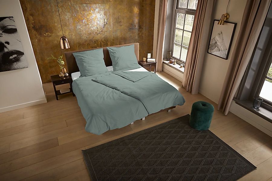 PURE luxury collection Bettwäsche "Pure uni" 2 Stk. Mikrofaser, Pflegeleich günstig online kaufen