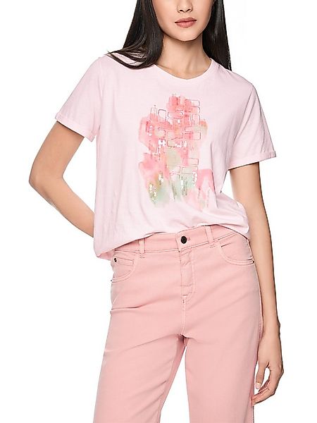 Marc Cain T-Shirt Mindful Moving Premium Damenmode mit Applikation günstig online kaufen