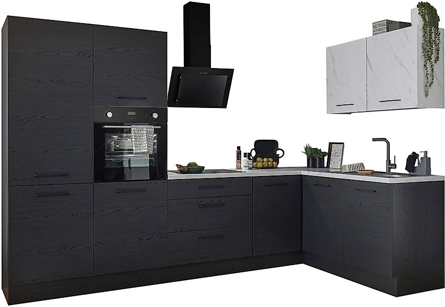 BASIC by Balculina Winkelküche "Yorki", Stellmaße B/T 320x175/60 cm, wahlwe günstig online kaufen