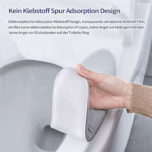 Coonoor WC-Deckelbezug 2 PCS Toilettensitzbezug Weich, günstig online kaufen