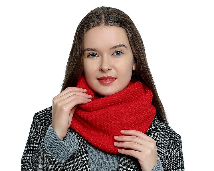 Schal Damen Winterschal Rundschal Schal, (1-St), Schlauchschal, warm und we günstig online kaufen