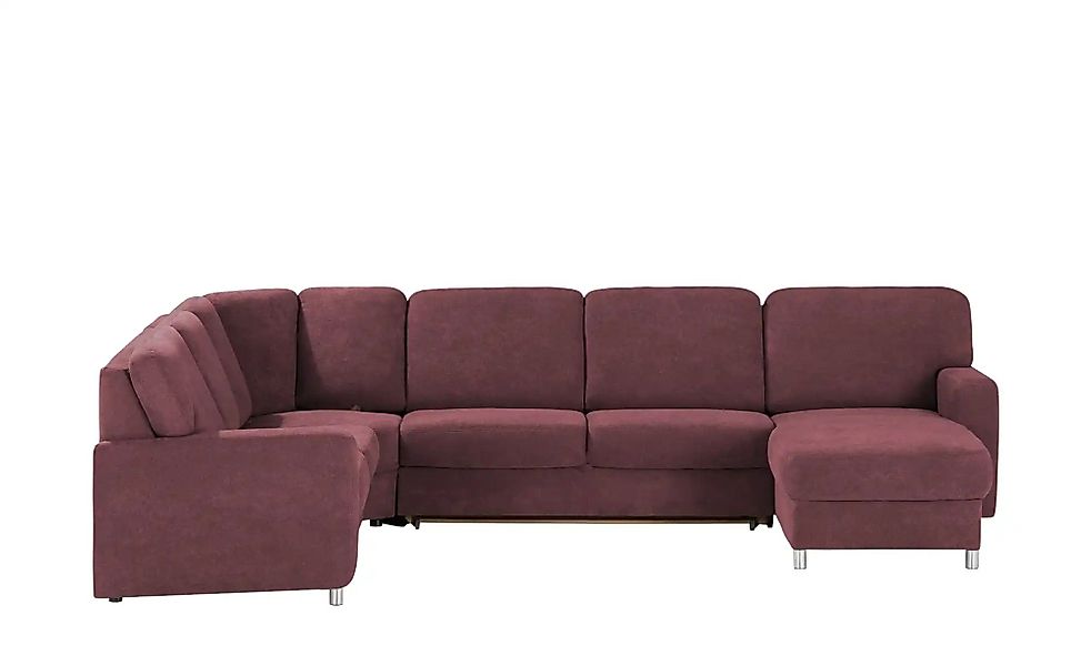 smart Wohnlandschaft  Valencia ¦ rot ¦ Maße (cm): B: 341 Polstermöbel > Sof günstig online kaufen