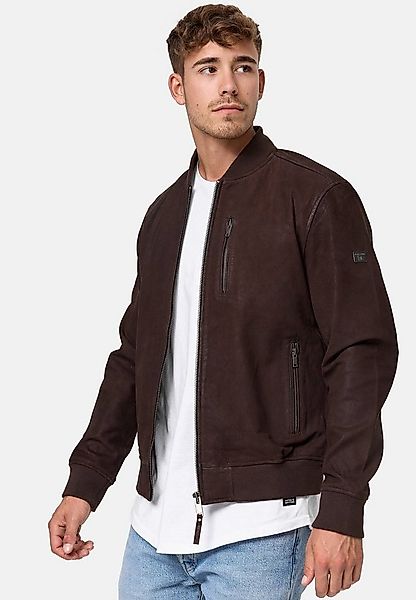 Indicode Lederjacke Herren Captain Übergangsjacke Herrenjacke aus echtem Zi günstig online kaufen