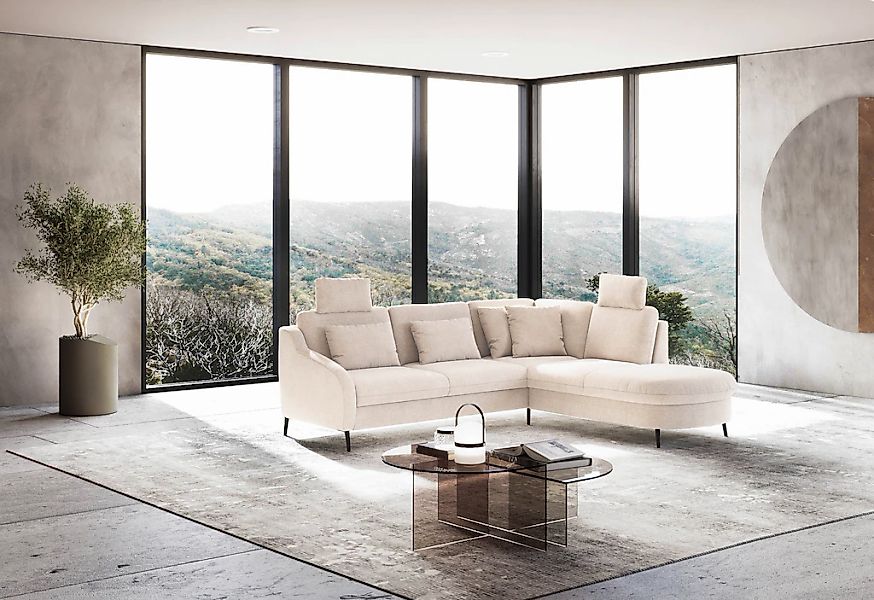 sit&more Ecksofa »Soul L-Form«, wahlweise mit Bettfunktion und Bettkasten o günstig online kaufen