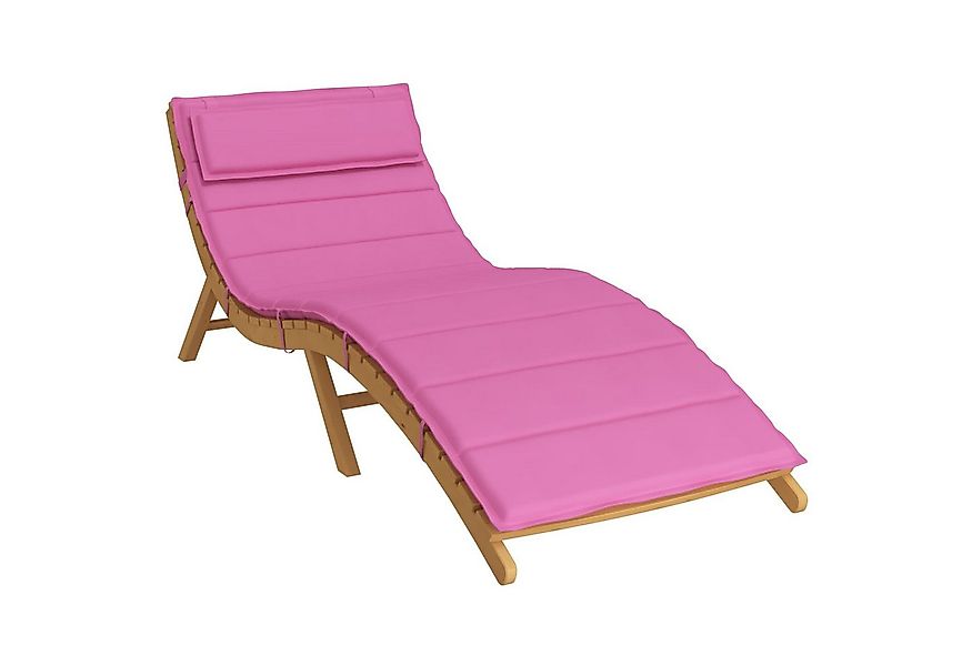 vidaXL Sitzauflage Sonnen-Lounger Kissen Rosa 180 x 60 x 4 cm Oxford-Stoff, günstig online kaufen