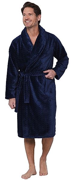 Pastunette Herrenbademantel Herren Morgenmantel Fleece Qualität, Polyester, günstig online kaufen