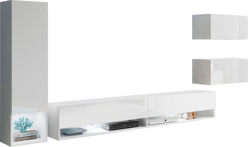 INOSIGN Wohnwand "Amadeo" Set, 4 Stk. tlg. günstig online kaufen