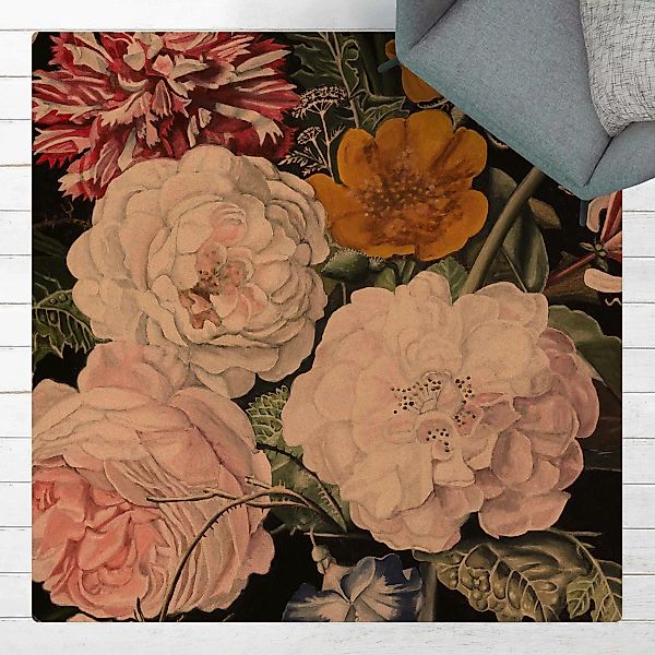 Kork-Teppich Barock Bouquet günstig online kaufen