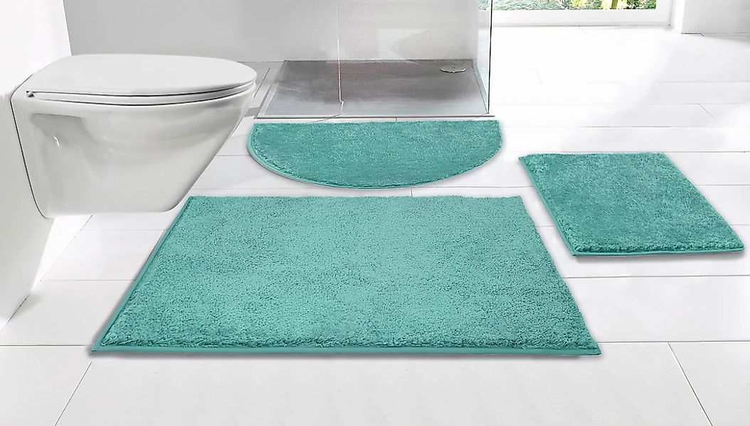 my home Badematte "Juna, Badteppich" Höhe 15 mm rutschhemmend beschichtet f günstig online kaufen