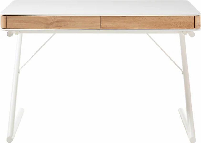 MCA furniture Schreibtisch »Bukarest«, weiß matt mit Schubladen, Breite 120 günstig online kaufen