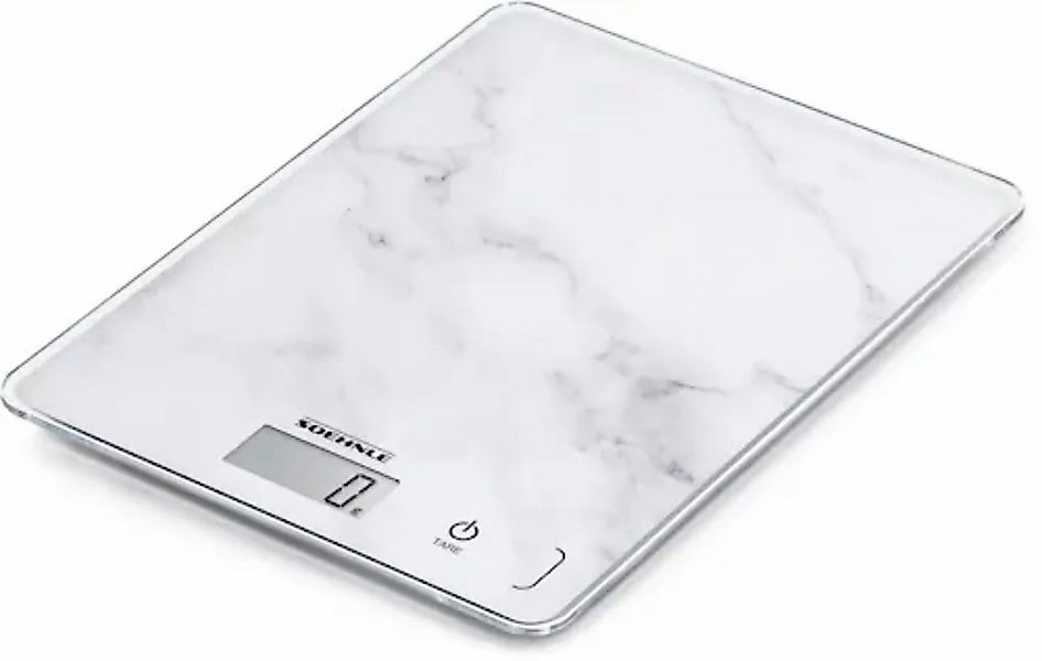 Soehnle Küchenwaage »Page Compact 300 Marble«, Tragkraft 5 kg, 1 g genaue T günstig online kaufen