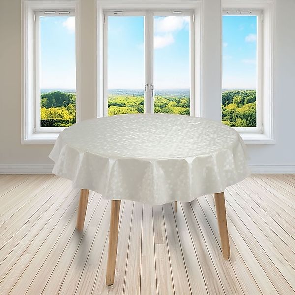 laro Tischdecke runde 140 cm Wachstuchtischdecke günstig online kaufen