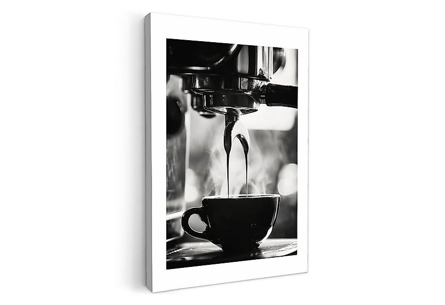 OneMillionCanvasses® Leinwandbild Kaffee - Espresso - Kaffeemaschine - Tass günstig online kaufen