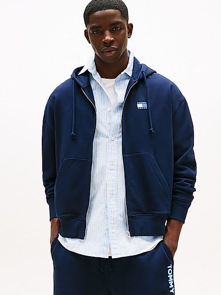 Tommy Jeans Kapuzensweatjacke TJM CRP NEW CLASSICS ZIP THR Mit Rundhalsauss günstig online kaufen