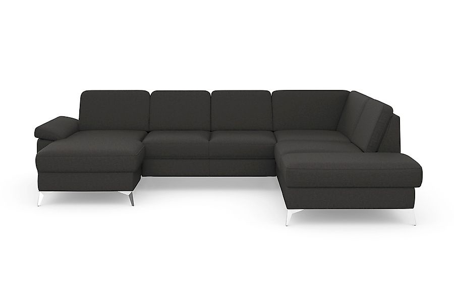 sit&more Wohnlandschaft »Padua U-Form«, inklusive Sitztiefenverstellung, Ar günstig online kaufen