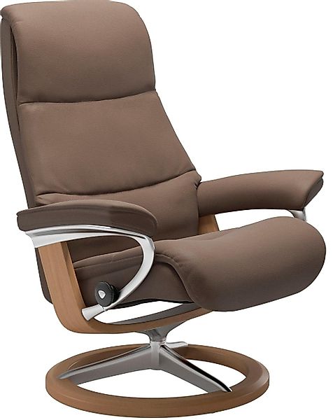 Stressless Relaxsessel "View" Set, Relaxsessel mit Hocker, mit Signature Ba günstig online kaufen