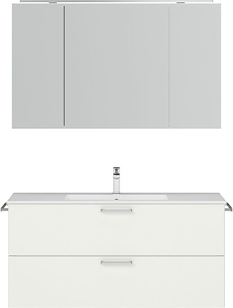 nobilia® Badmöbel-Set »Tolvina«, (2 St., vormontiert, mit Soft-Close), inkl günstig online kaufen