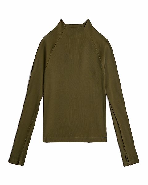 G-STAR T-Shirt "Slim Rib Mock Top" günstig online kaufen