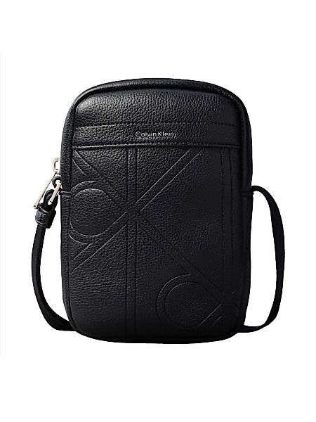 Calvin Klein Umhängetasche "EMBLEM AOP EMBOSS SLIM REPORTER" Schultertasche günstig online kaufen