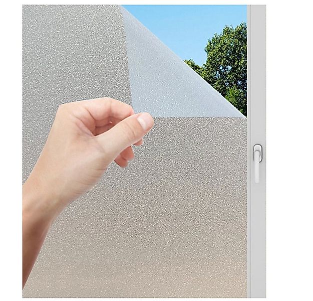 Rosnek Fensterfolie Sichtschutzfolie Blickdicht Fenster Milchglasfolie, 2 S günstig online kaufen