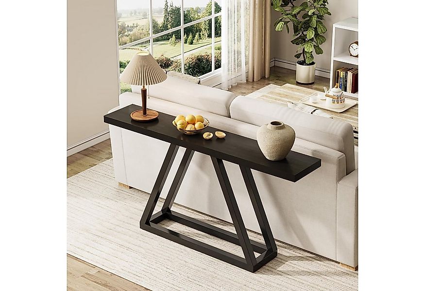 Tribesigns Konsolentisch 160 cm schmaler Sofatisch hinter der Couch, Eingan günstig online kaufen