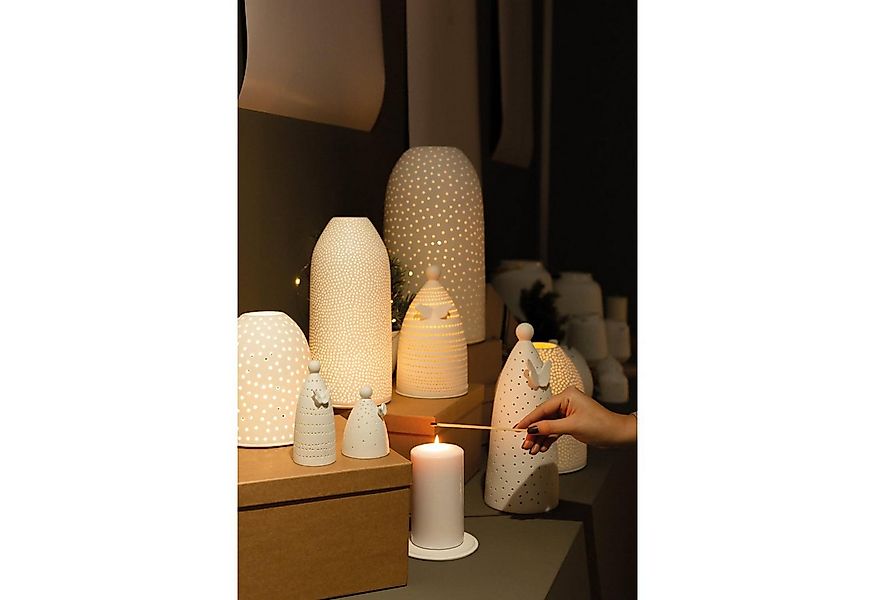 Räder Windlicht Design Laterne Himmelszelt Sternenhimmel Weiß (15cm) günstig online kaufen