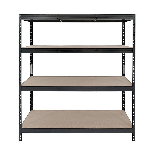 Ar Shelving Rivet Schwerlastregal 180 x 150 x 60 cm 4 Böden Anthrazit FSC® günstig online kaufen