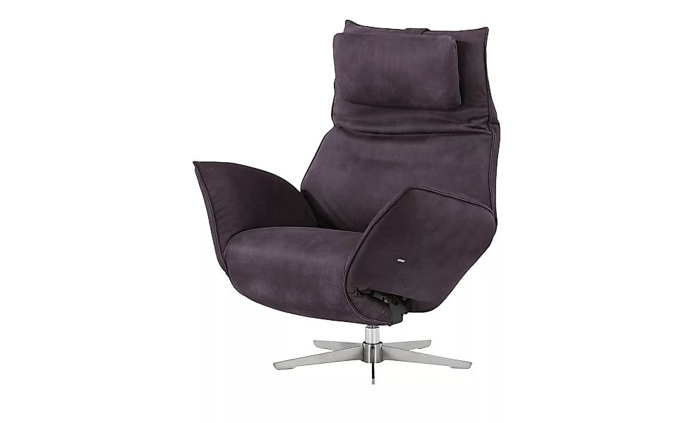 KOINOR Ledersessel  Safira - lila/violett - 92 cm - 115 cm - 91 cm - Polste günstig online kaufen