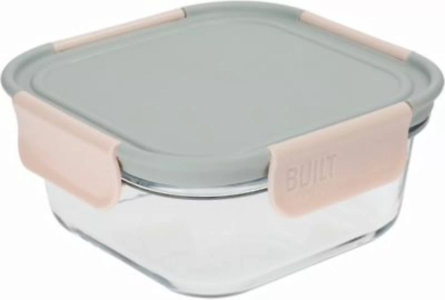 Neuetischkultur Lunchbox rechteckig, 700 ml Glas/Kunststoff grau günstig online kaufen
