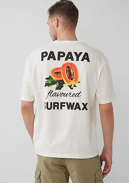 s.Oliver Kurzarmshirt T-Shirt Baumwoll-T-Shirt im Relaxed günstig online kaufen