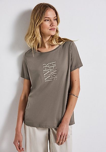 STREET ONE Shirttop mit Wording Print günstig online kaufen