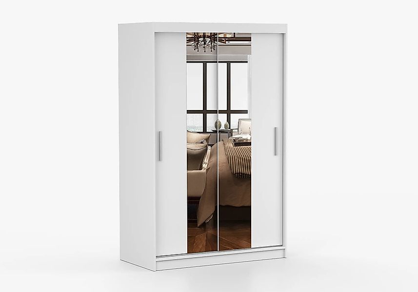 imoebel24 Schwebetürenschrank NEOMI 01 120 cm günstig online kaufen