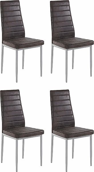 INOSIGN Esszimmerstuhl »Kate«, (Set), 4 St., Microfaser, Bezug in Microfase günstig online kaufen