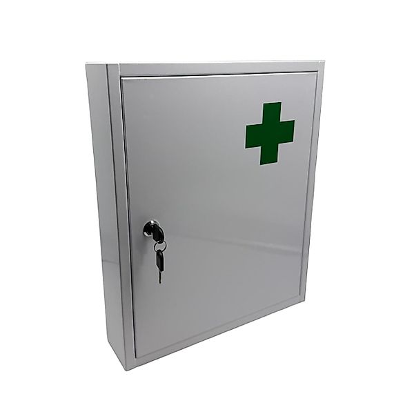 relaxdays Medizinschrank Abschließbarer Medizinschrank grün günstig online kaufen