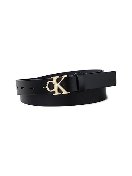 Calvin Klein Jeans Ledergürtel Monogram Plaque Buckle 30MM mit Logoschnalle günstig online kaufen