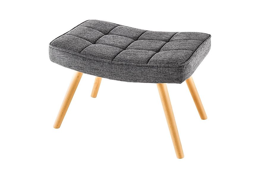 riess-ambiente Fußhocker SCANDINAVIA grau / natur (Einzelartikel, 1 St), Wo günstig online kaufen