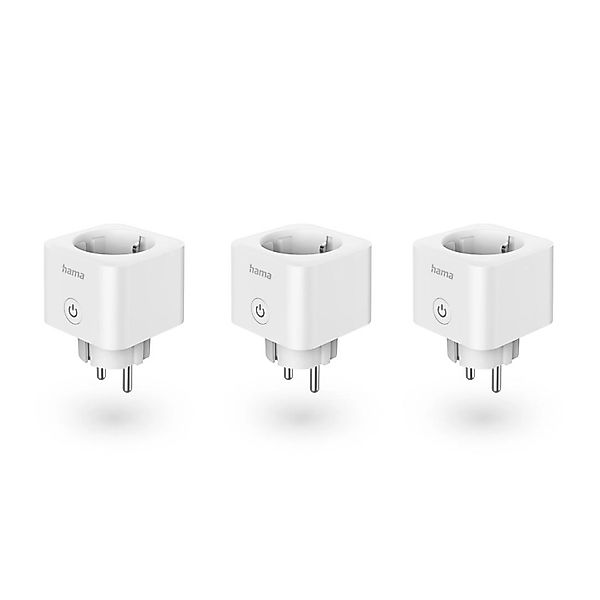 Hama Smarte WLAN-Steckdose Matter 3.680W Sprach-/Appgesteuert 3er-Pack günstig online kaufen
