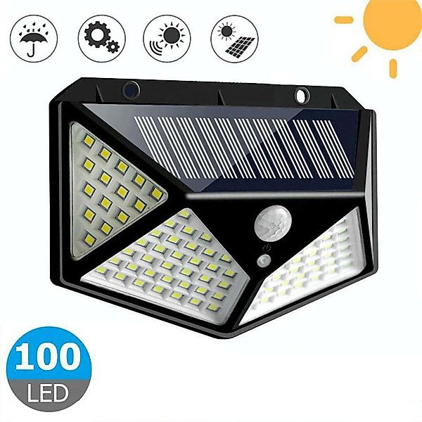 Rhein Beleuchtung LED Solarleuchte Solar Wandleuchte günstig online kaufen