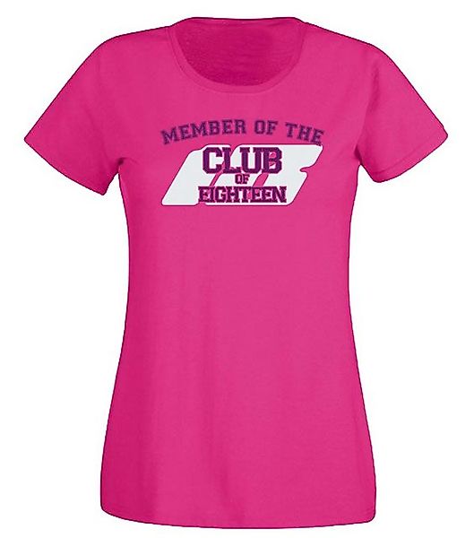 G-graphics T-Shirt Damen T-Shirt - 18 – Member of the Club of Eighteen zum günstig online kaufen