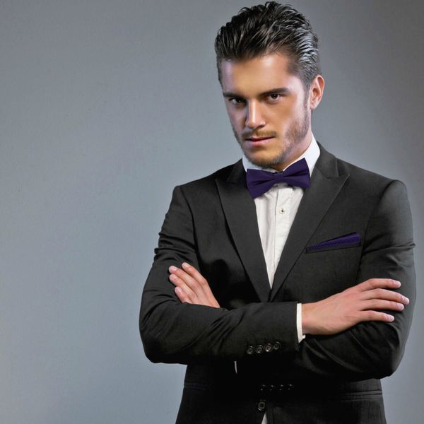 GASSANI Fliege Hochzeitsfliege Tuch Festlich, Karo günstig online kaufen