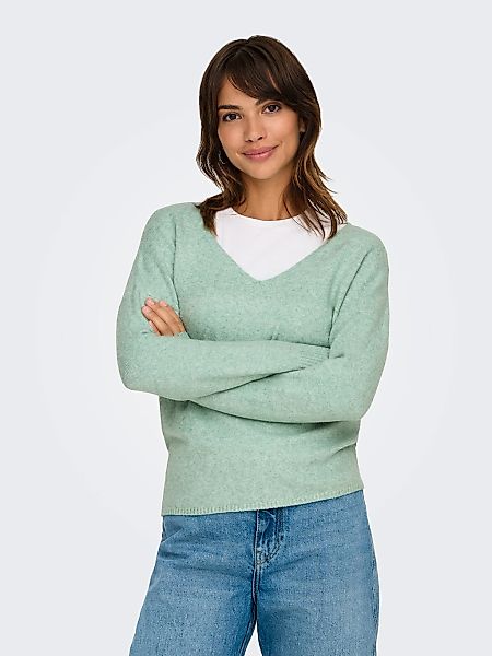 ONLY V-Ausschnitt-Pullover ONLRICA LIFE L/S V-NECK günstig online kaufen