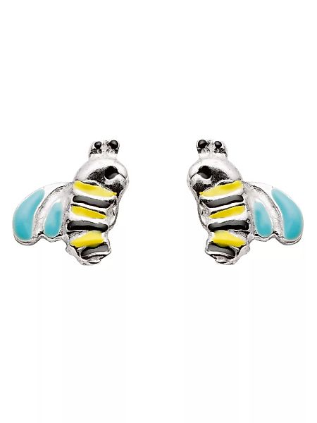 Adelia´s Paar Ohrhänger "925 Silber Ohrringe Ohrstecker Biene gelb, schwarz günstig online kaufen