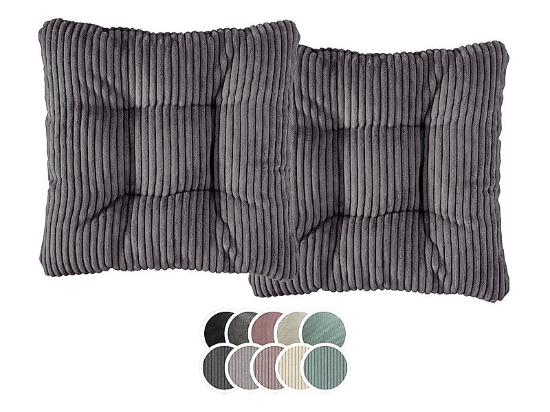 XDREAM Stuhlkissen Sitzkissen Set (2er & 4er) für Stühle und Bänke, robuste günstig online kaufen