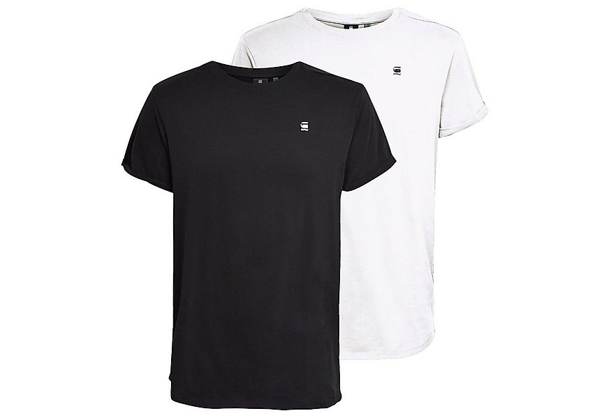 G-STAR T-Shirt Herren T-Shirt 2er Pack Baumwolle Lash 2 Pack (Packung, 2er günstig online kaufen