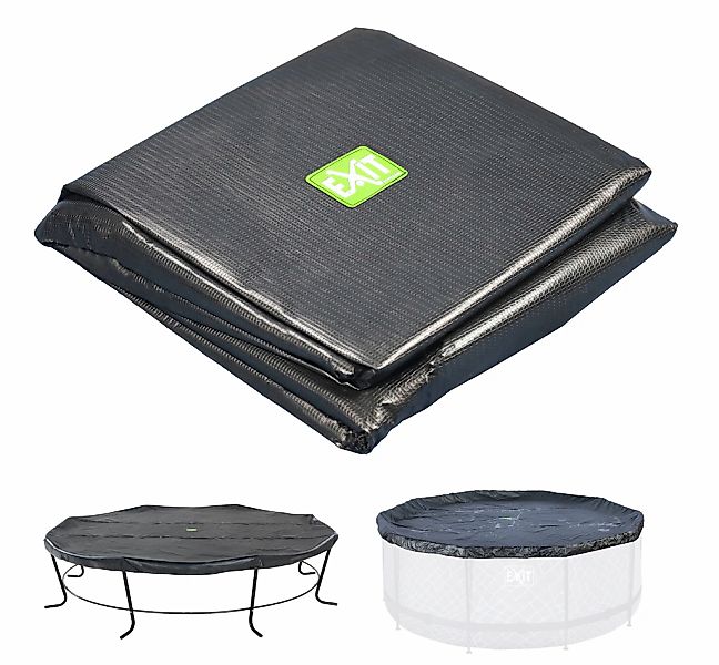 EXIT Pool-Abdeckplane für Pool oder Trampolin Ø 360-370 cm günstig online kaufen