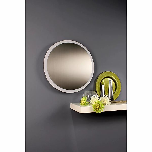Luce Design LED-Decken- und Wandleuchte Moon Ø 50 cm Aluminium gebürstet günstig online kaufen