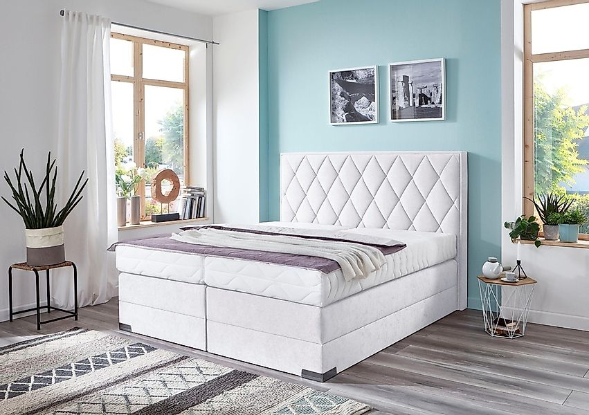 Westfalia Schlafkomfort Boxspringbett "Quercus", wahlweise mit LED-Beluchtu günstig online kaufen